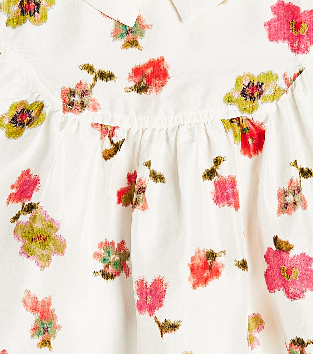 Tia floral silk dress | Bonpoint