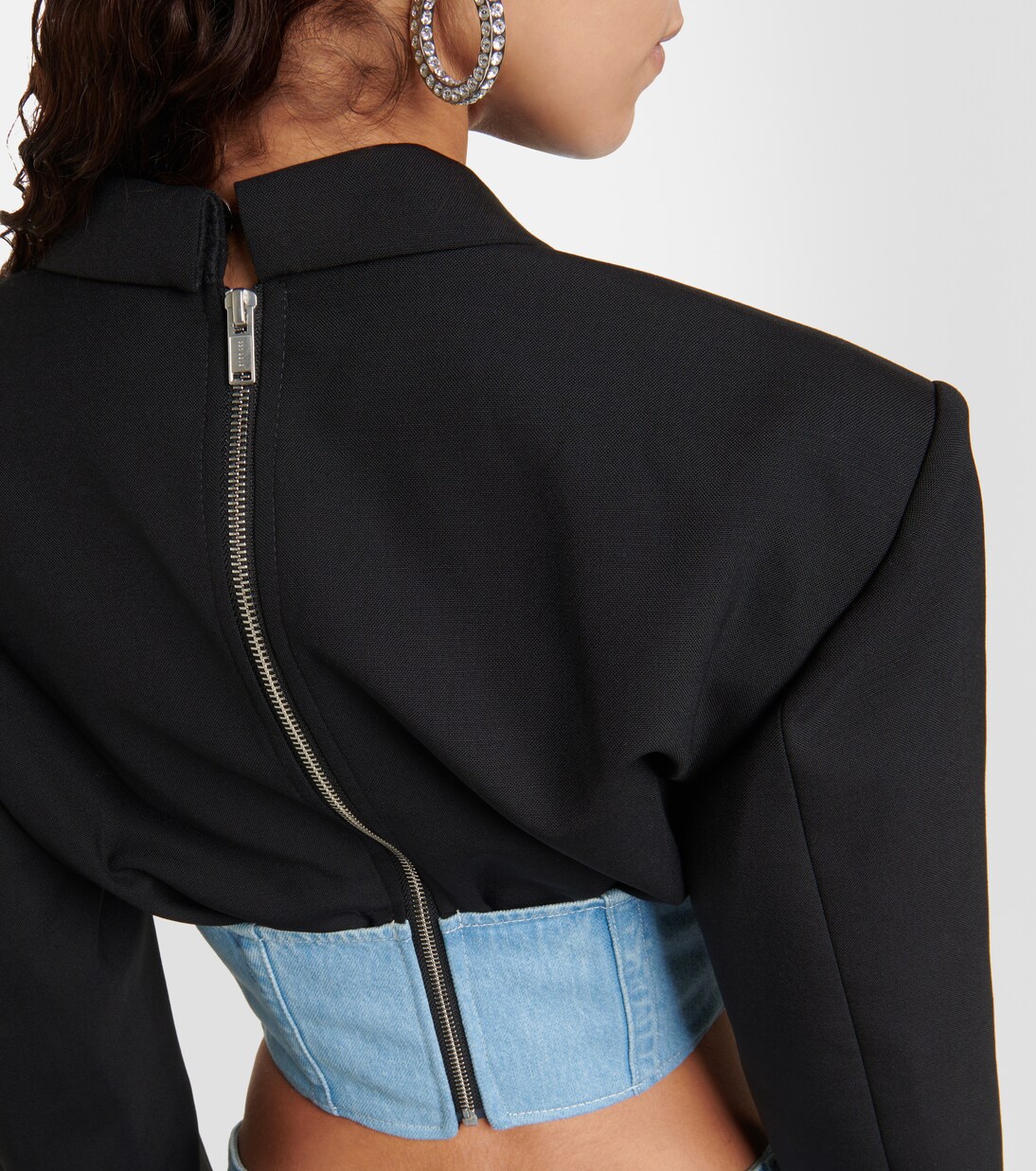 Blazer aus Wolle und Denim | Dion Lee