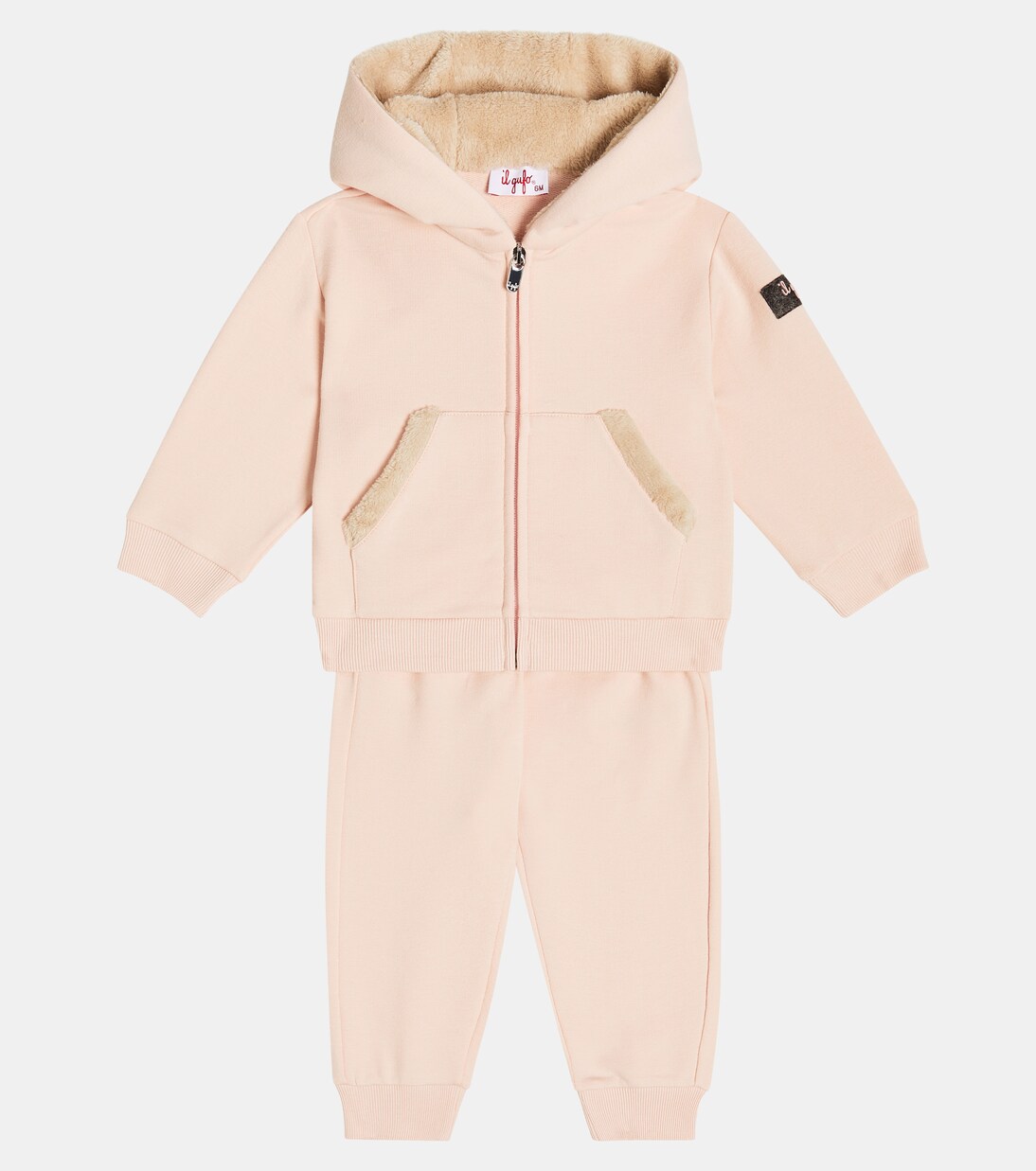 Baby cotton-blend tracksuit | Il Gufo