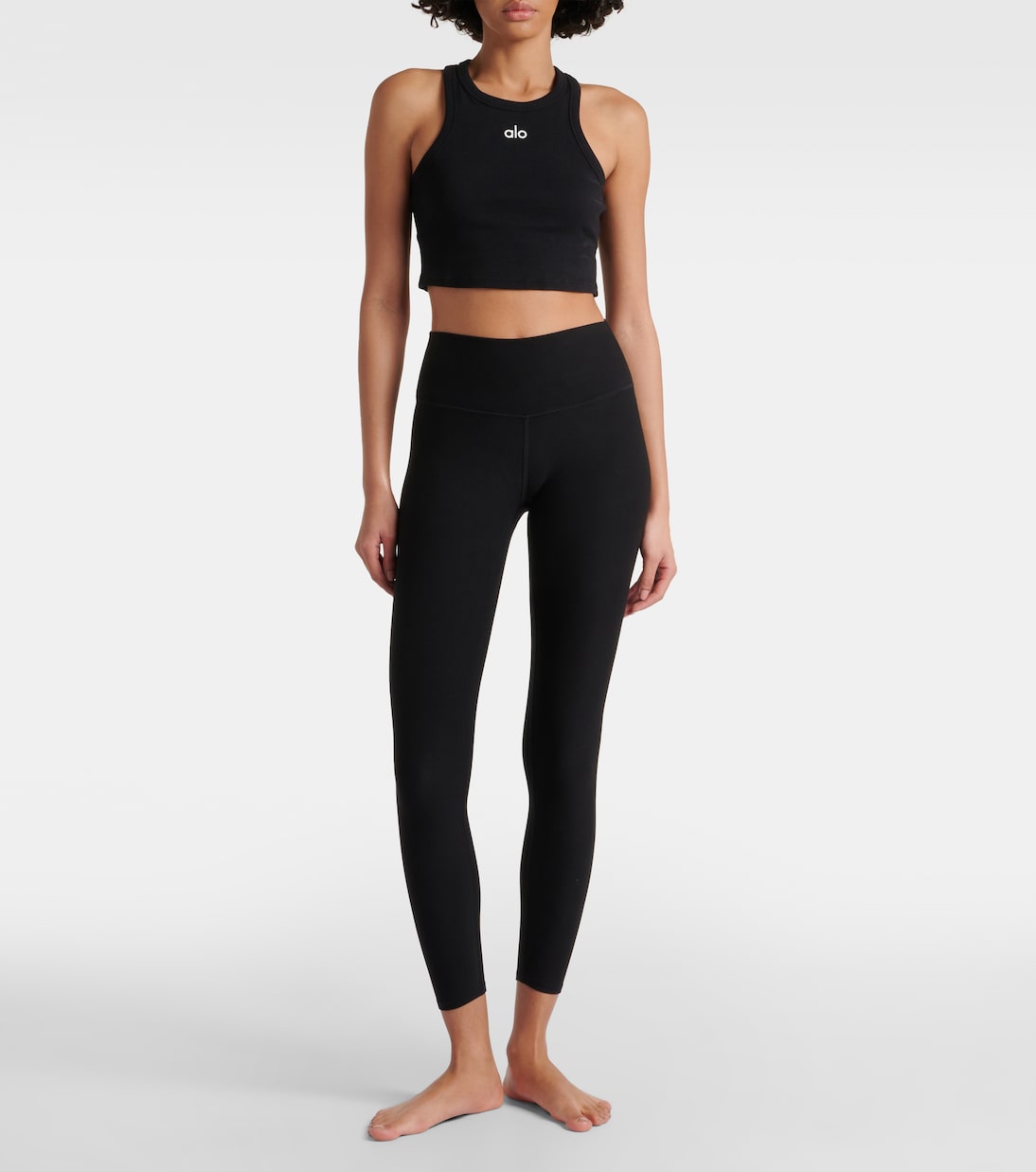 Tank top cropped Aspire de mezcla de algodón | Alo Yoga