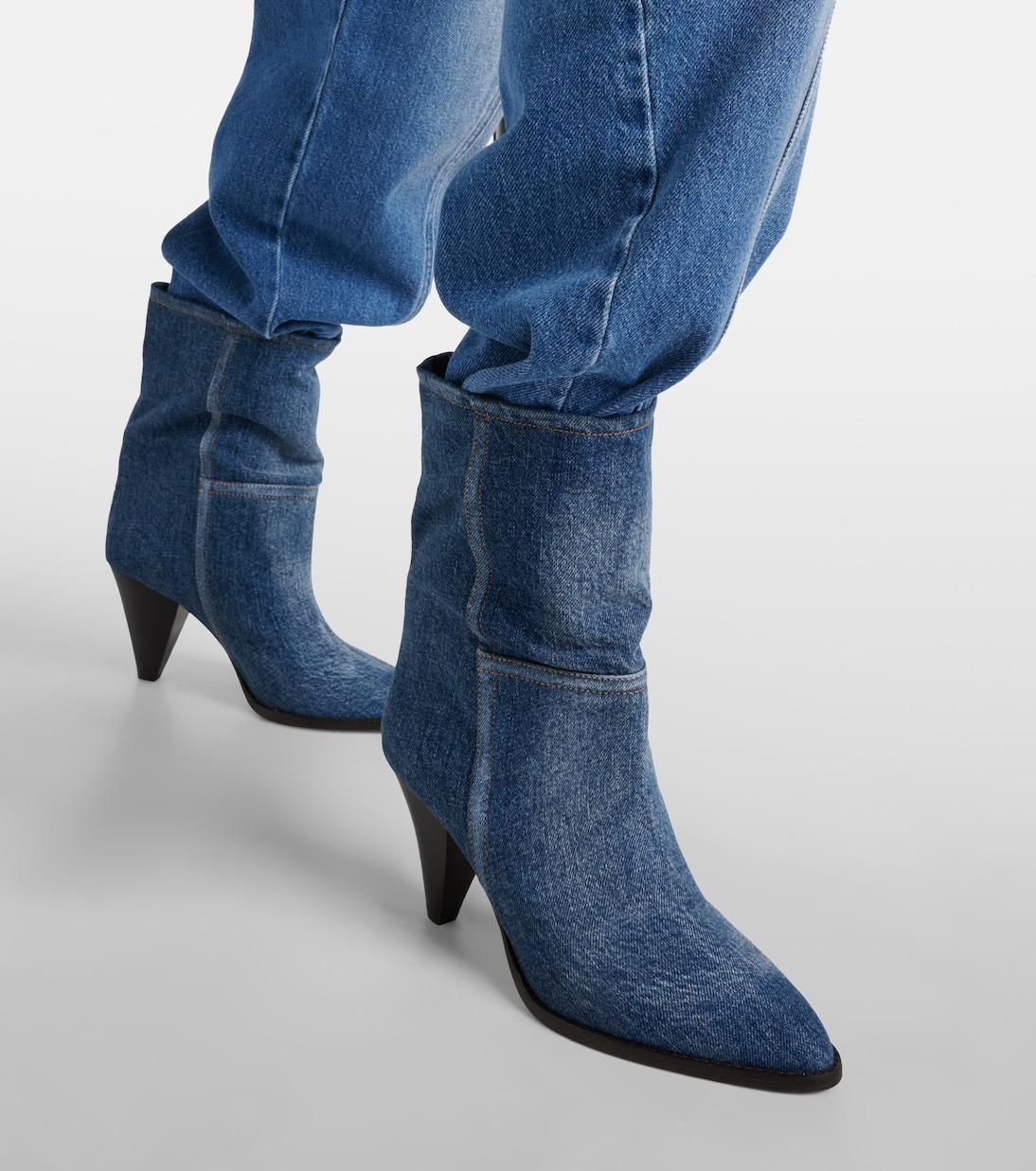 Ankle Boots Rouxa aus Denim | Isabel Marant