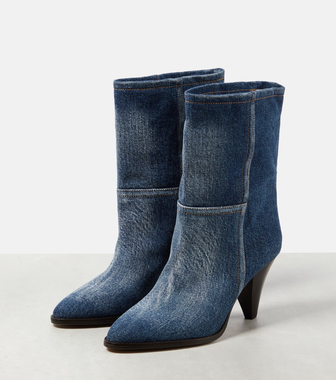 Ankle Boots Rouxa aus Denim | Isabel Marant