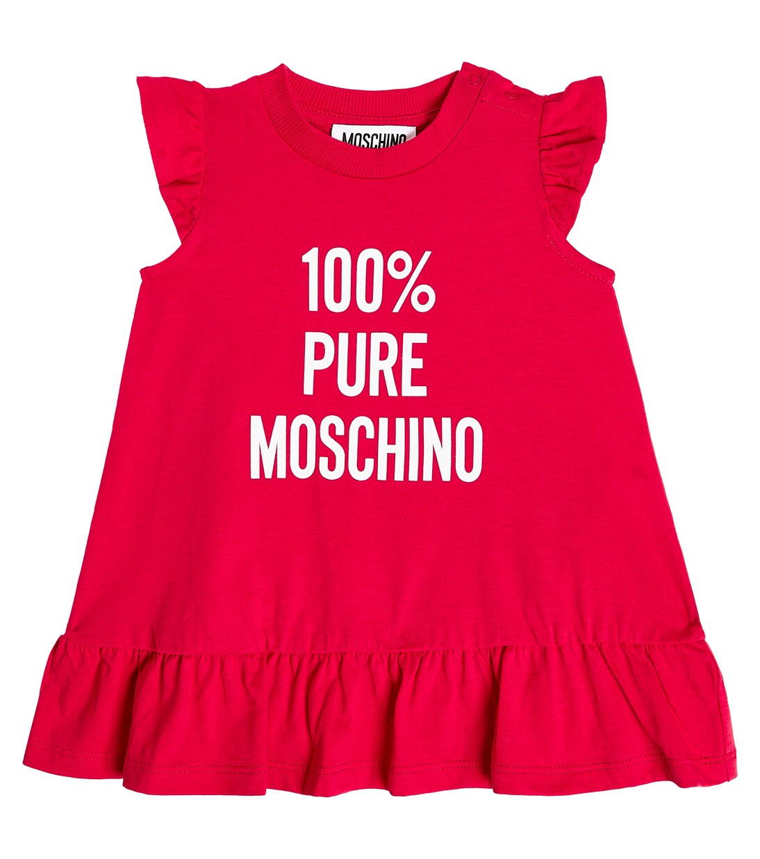 Baby - Abito in jersey di cotone | Moschino Kids
