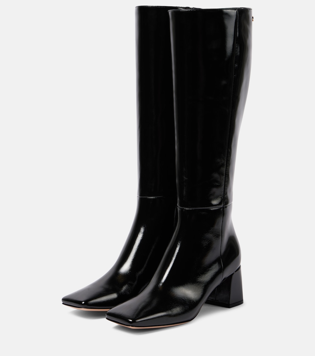 55 patent leather knee-high boots | Gianvito Rossi