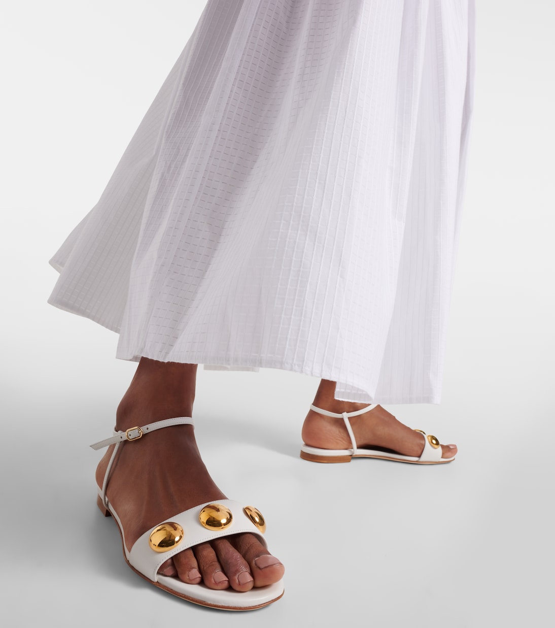 Verzierte Sandalen Chaouhen aus Leder | Manolo Blahnik