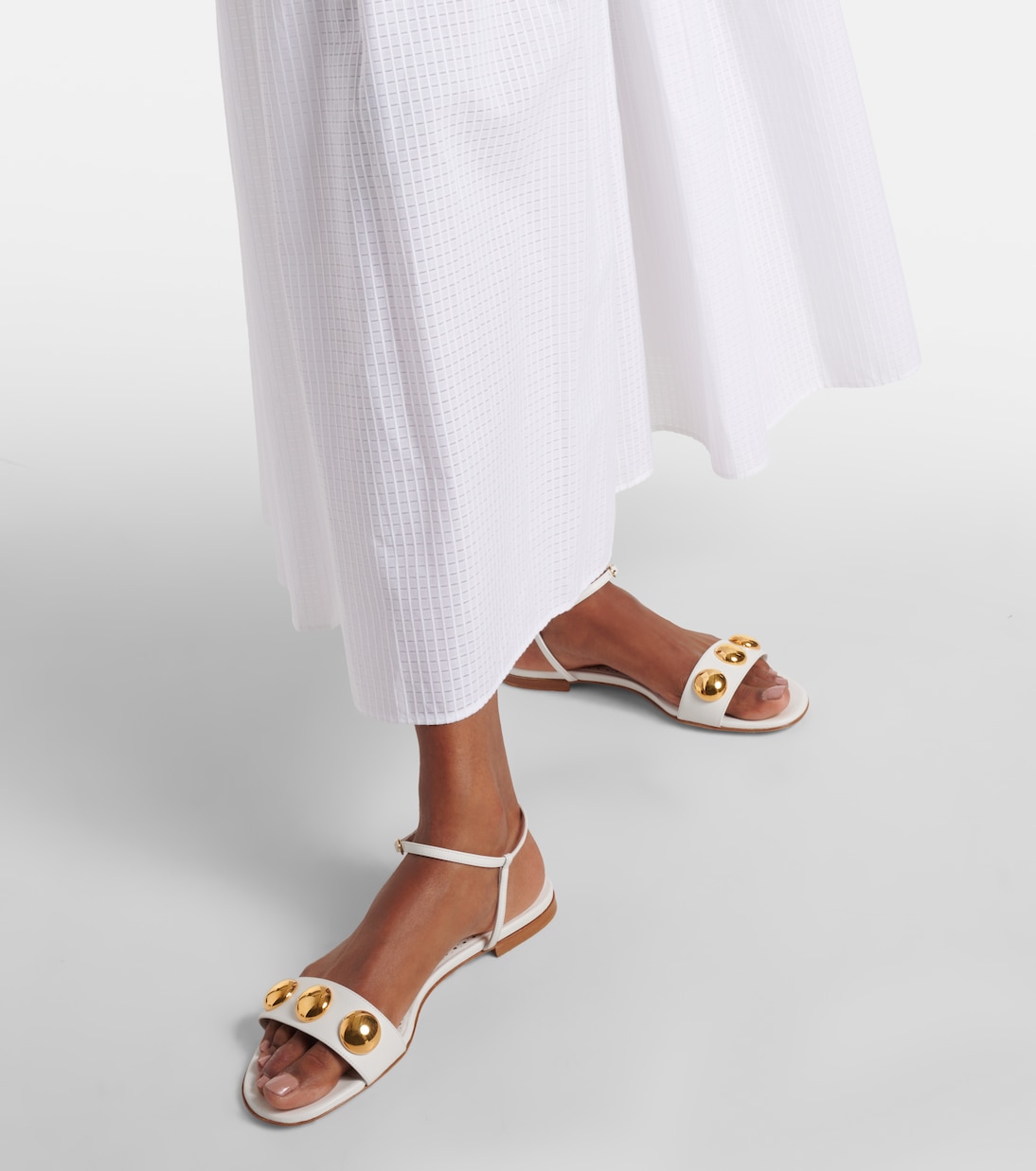 Verzierte Sandalen Chaouhen aus Leder | Manolo Blahnik