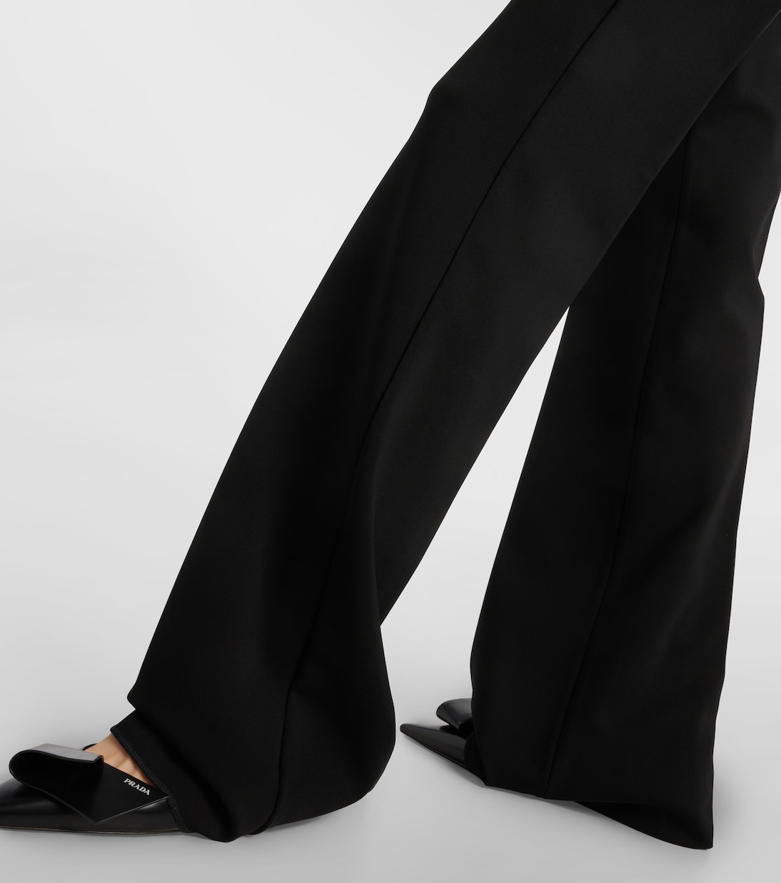 Norcia pleated jersey straight pants | Max Mara