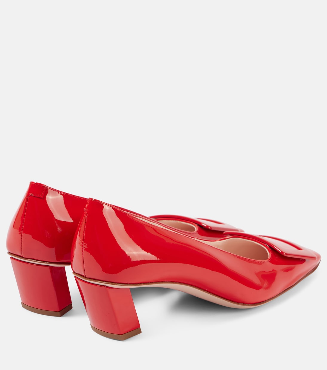 Belle Vivier 45 patent leather slingback pumps | Roger Vivier