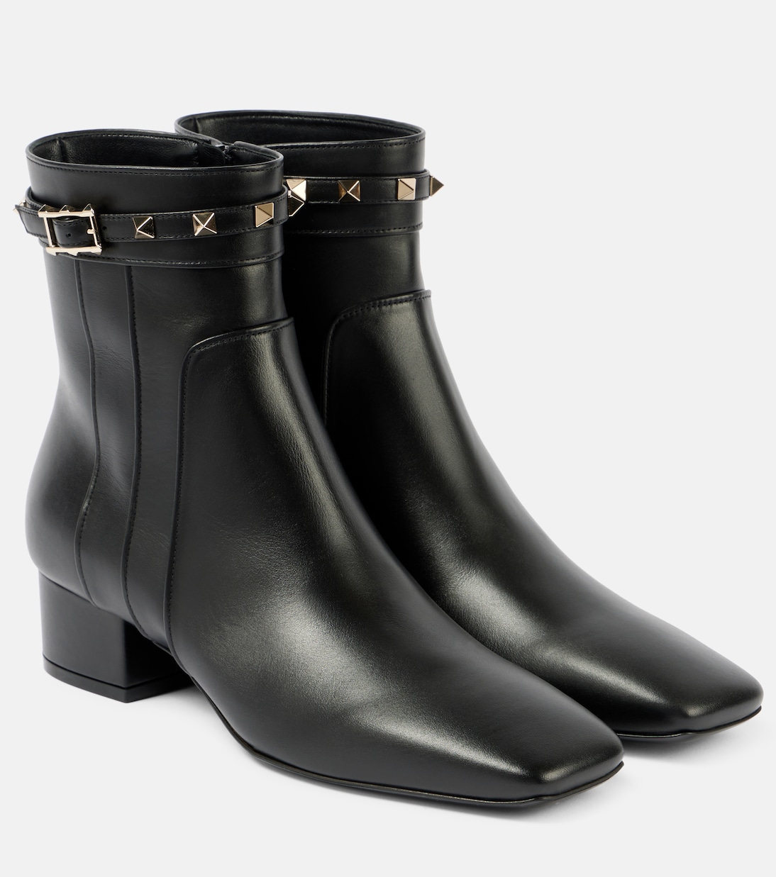 Rockstud 40 leather ankle boots | Valentino Garavani