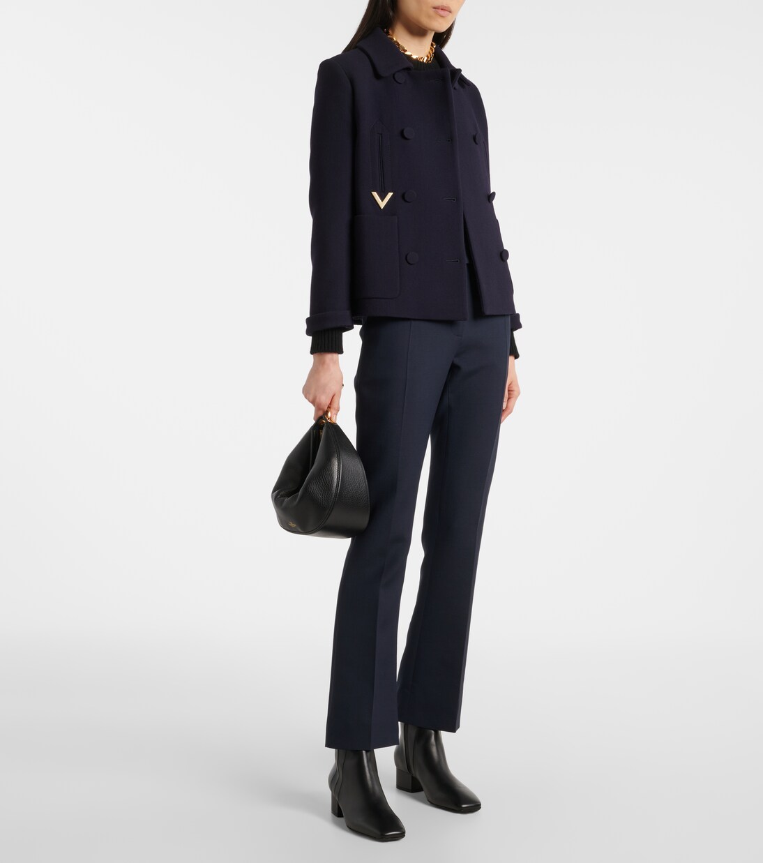 Rockstud 40 leather ankle boots | Valentino Garavani