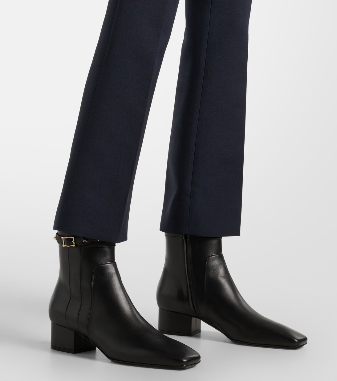 Rockstud 40 leather ankle boots | Valentino Garavani