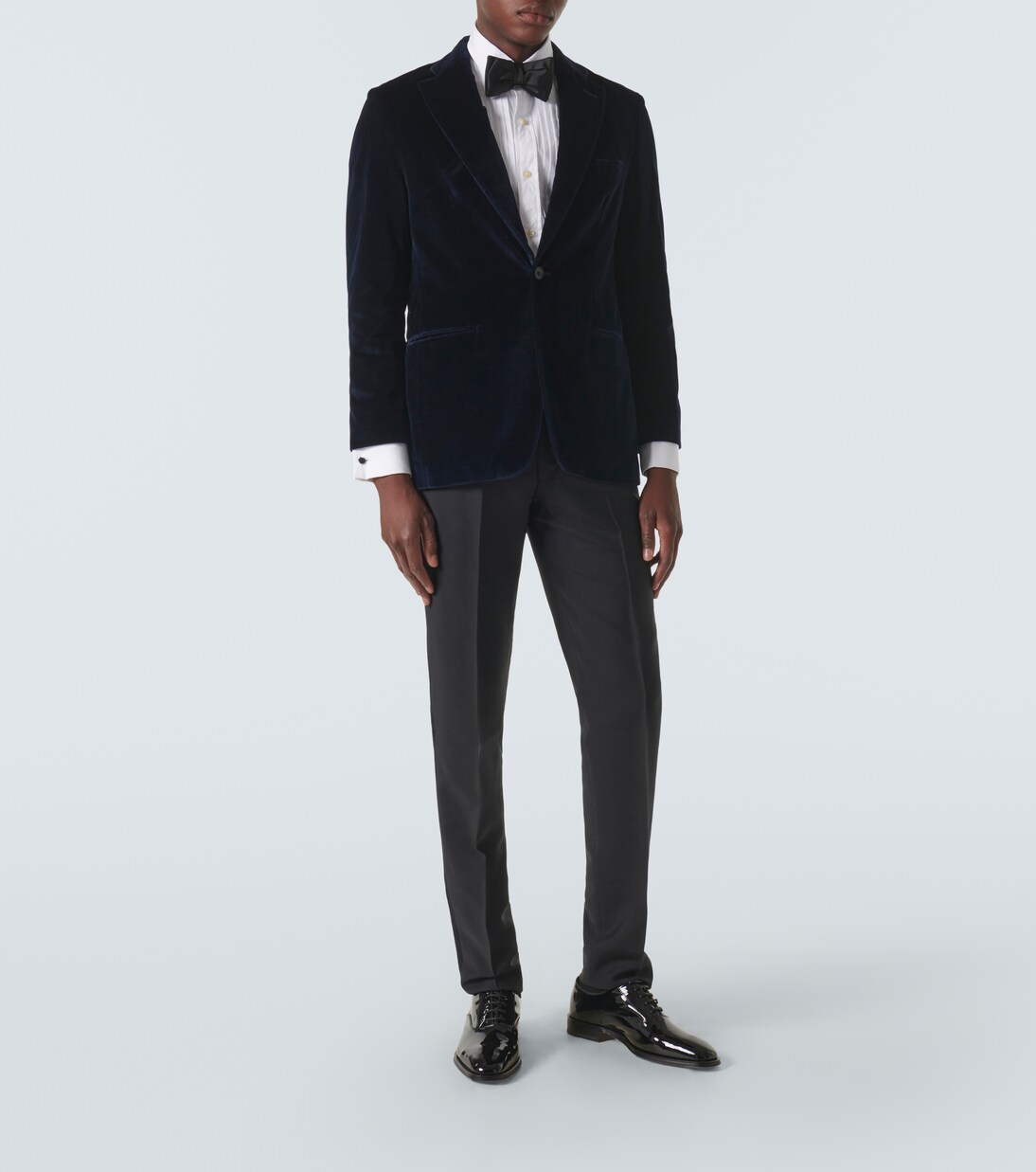 Modluca wool tuxedo pants | Rubinacci