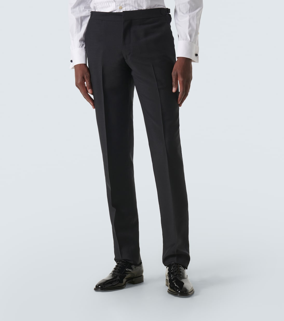 Modluca wool tuxedo pants | Rubinacci