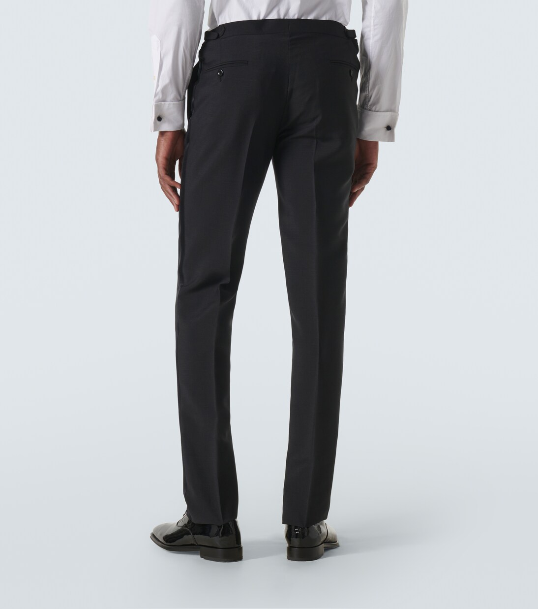 Modluca wool tuxedo pants | Rubinacci