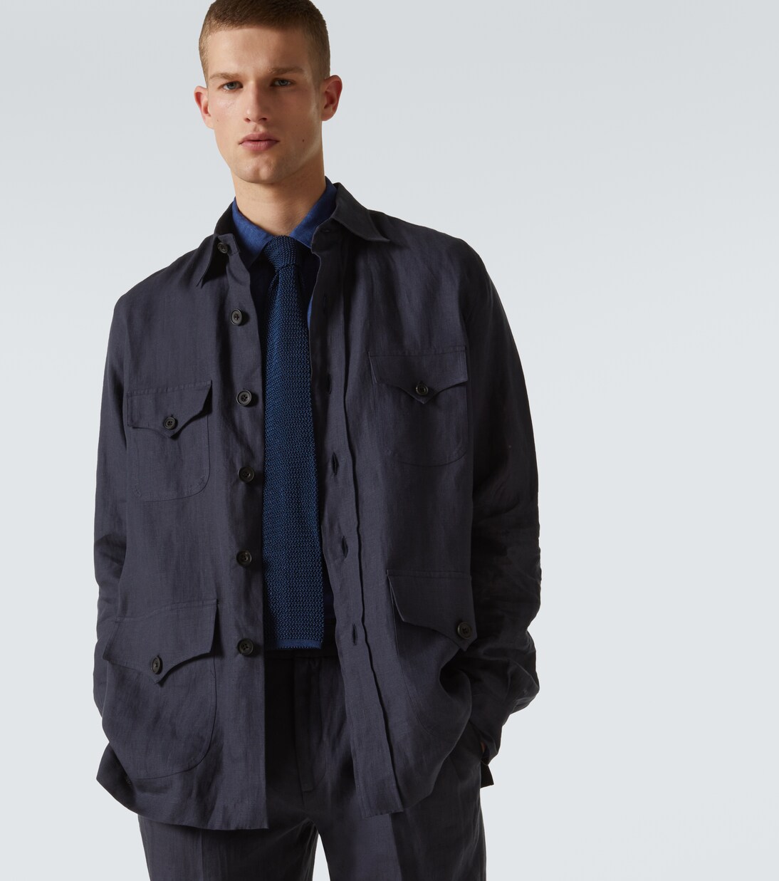 Knitted silk tie | Rubinacci