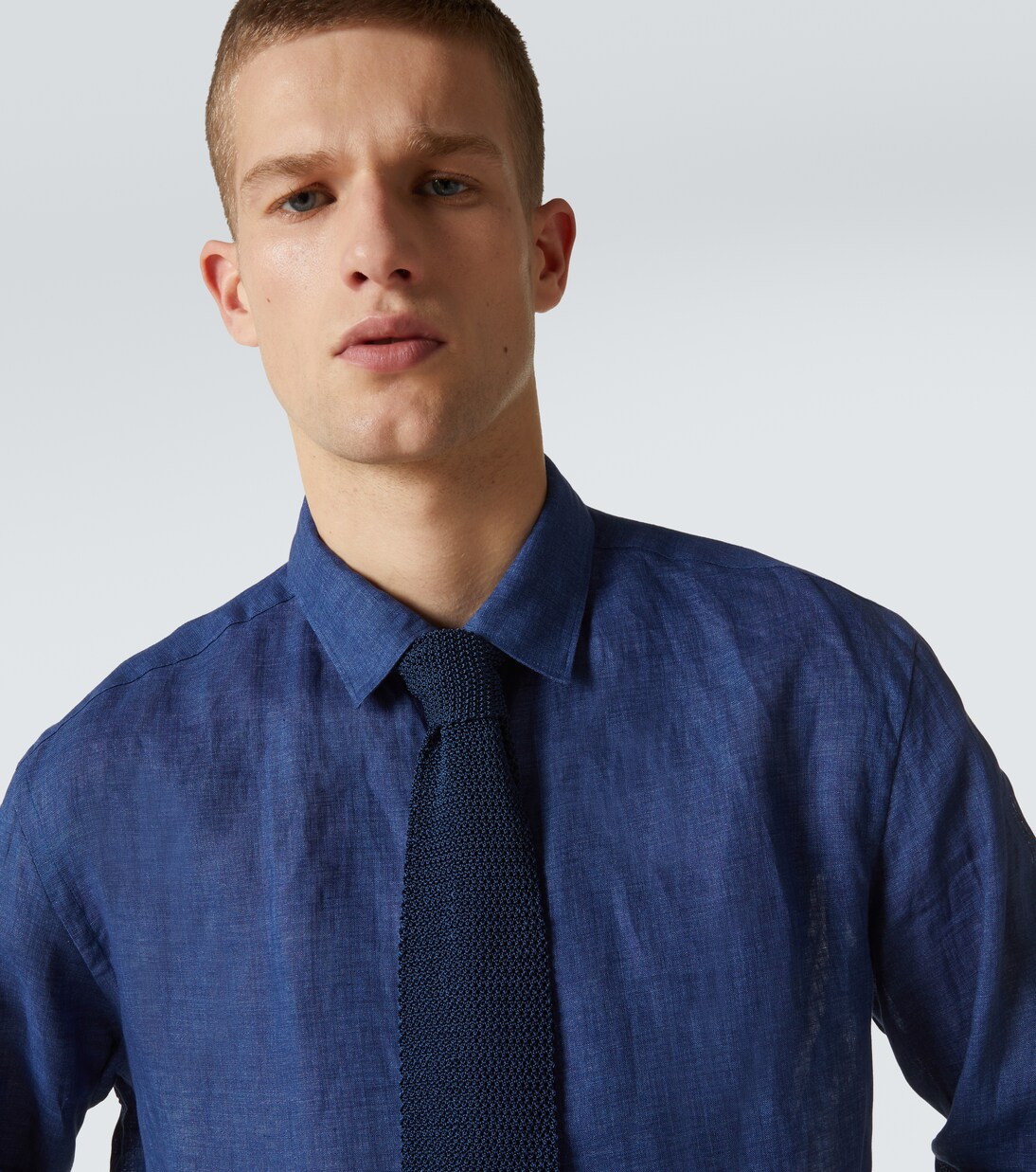 Knitted silk tie | Rubinacci