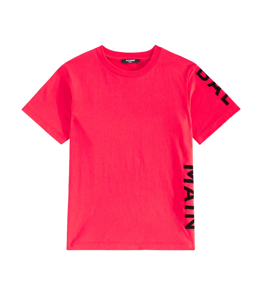 T-shirt in jersey di cotone con logo | Balmain Kids