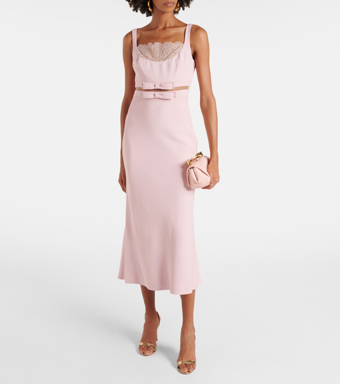 Robe midi en crêpe | Giambattista Valli