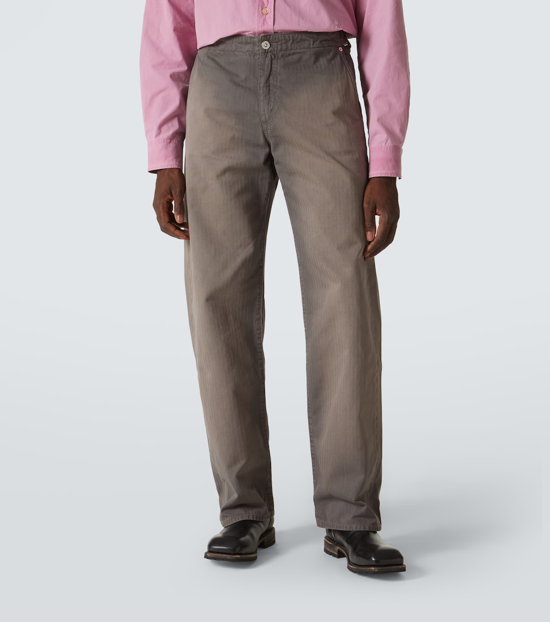 Jeans rectos Trucker con efecto desgastado | Our Legacy