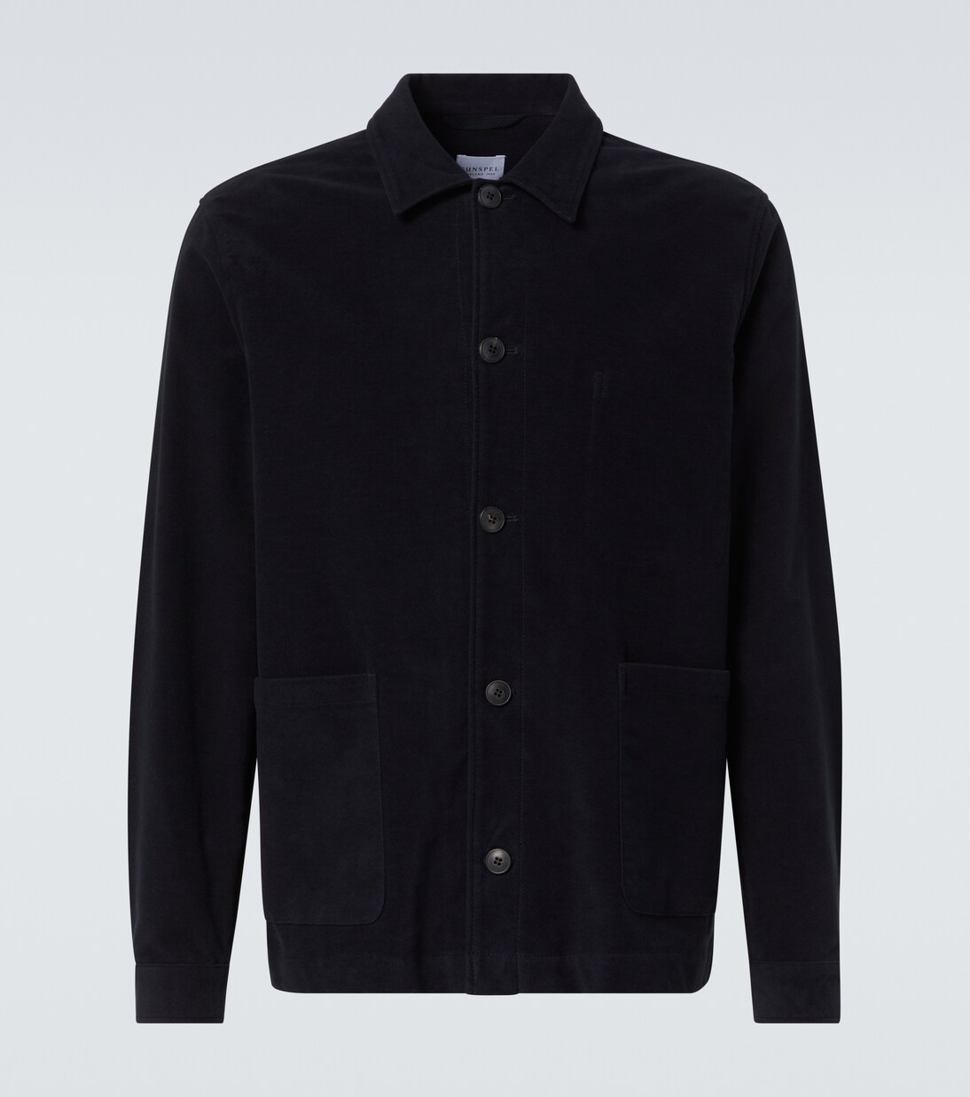 Cotton moleskin overshirt | Sunspel