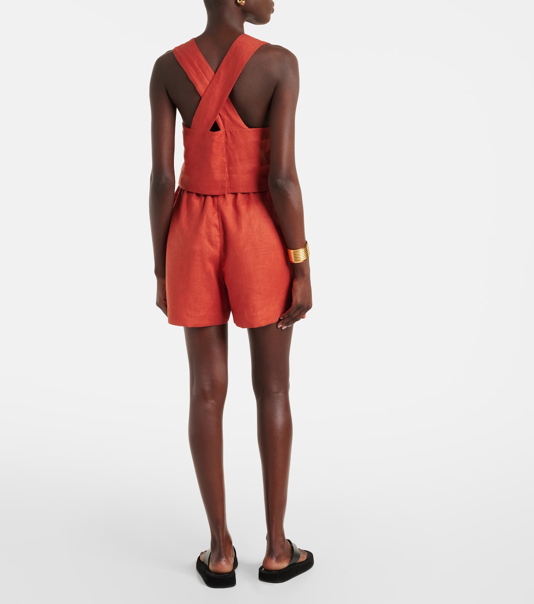 Top Cozumel aus Leinen | Asceno