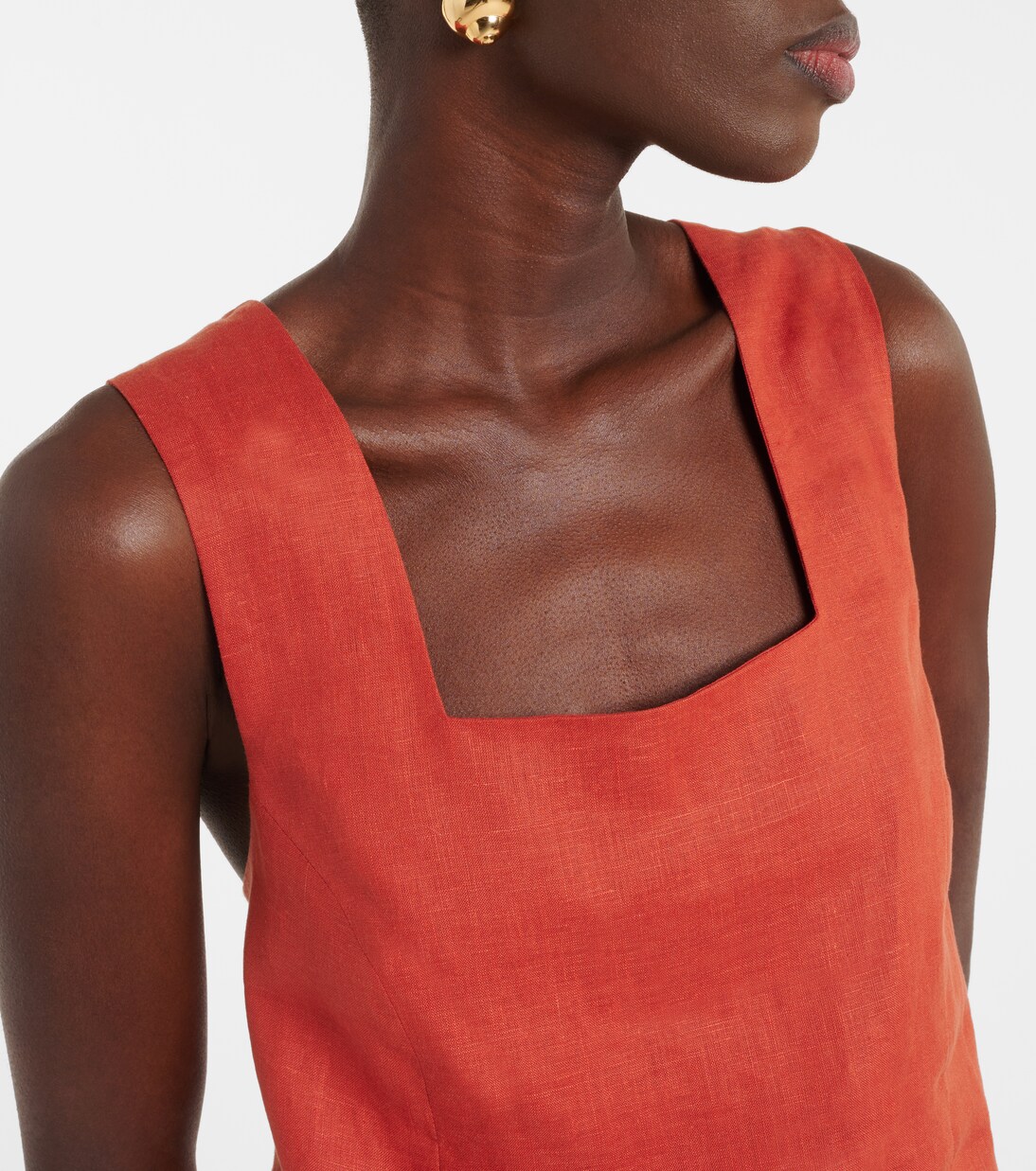 Top Cozumel aus Leinen | Asceno