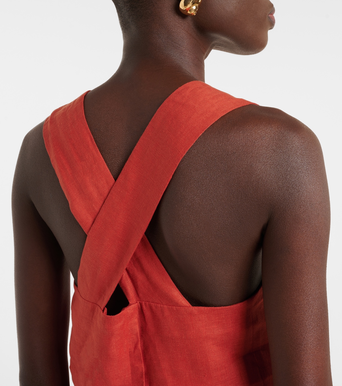 Top Cozumel aus Leinen | Asceno