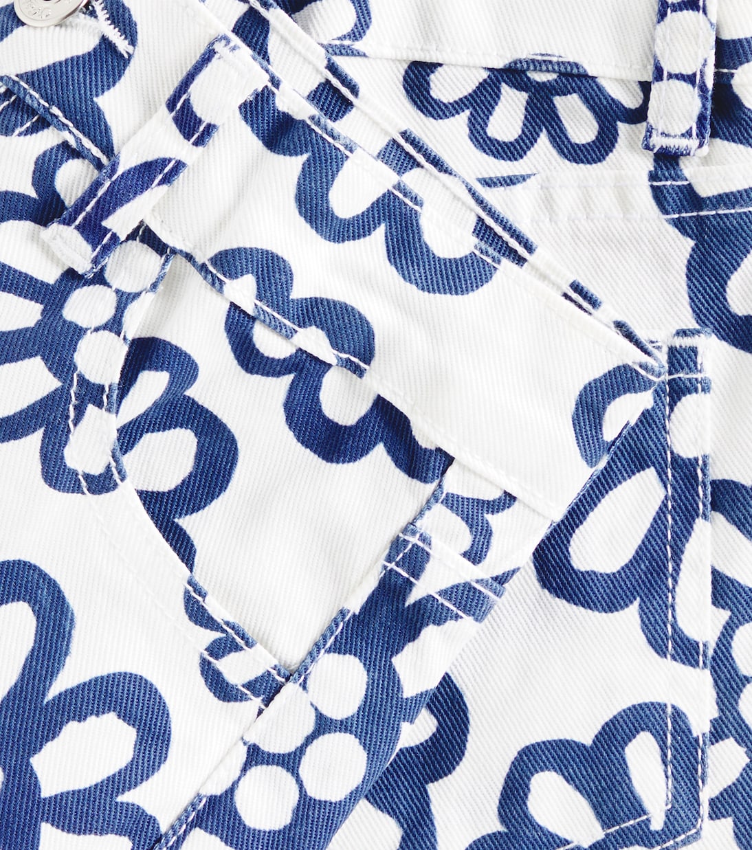 Short en jean à fleurs | Fábula