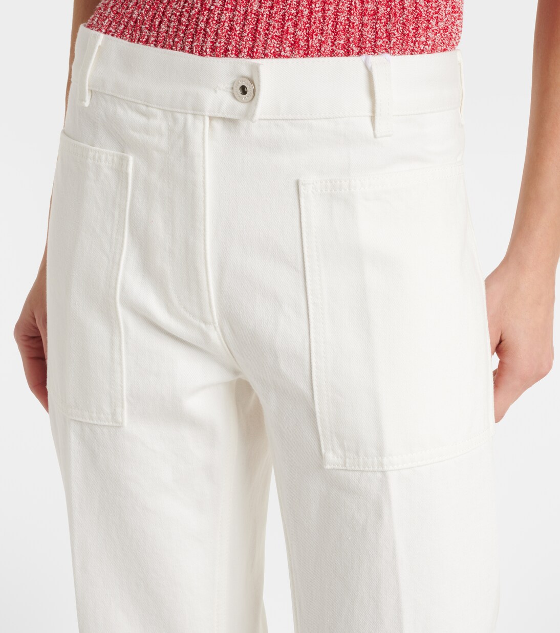 Jeans rectos de tiro medio | Ferragamo