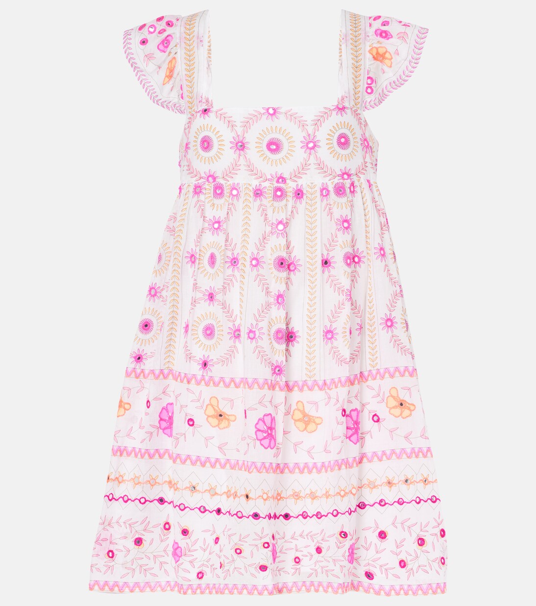 Robe brodée en coton | Juliet Dunn