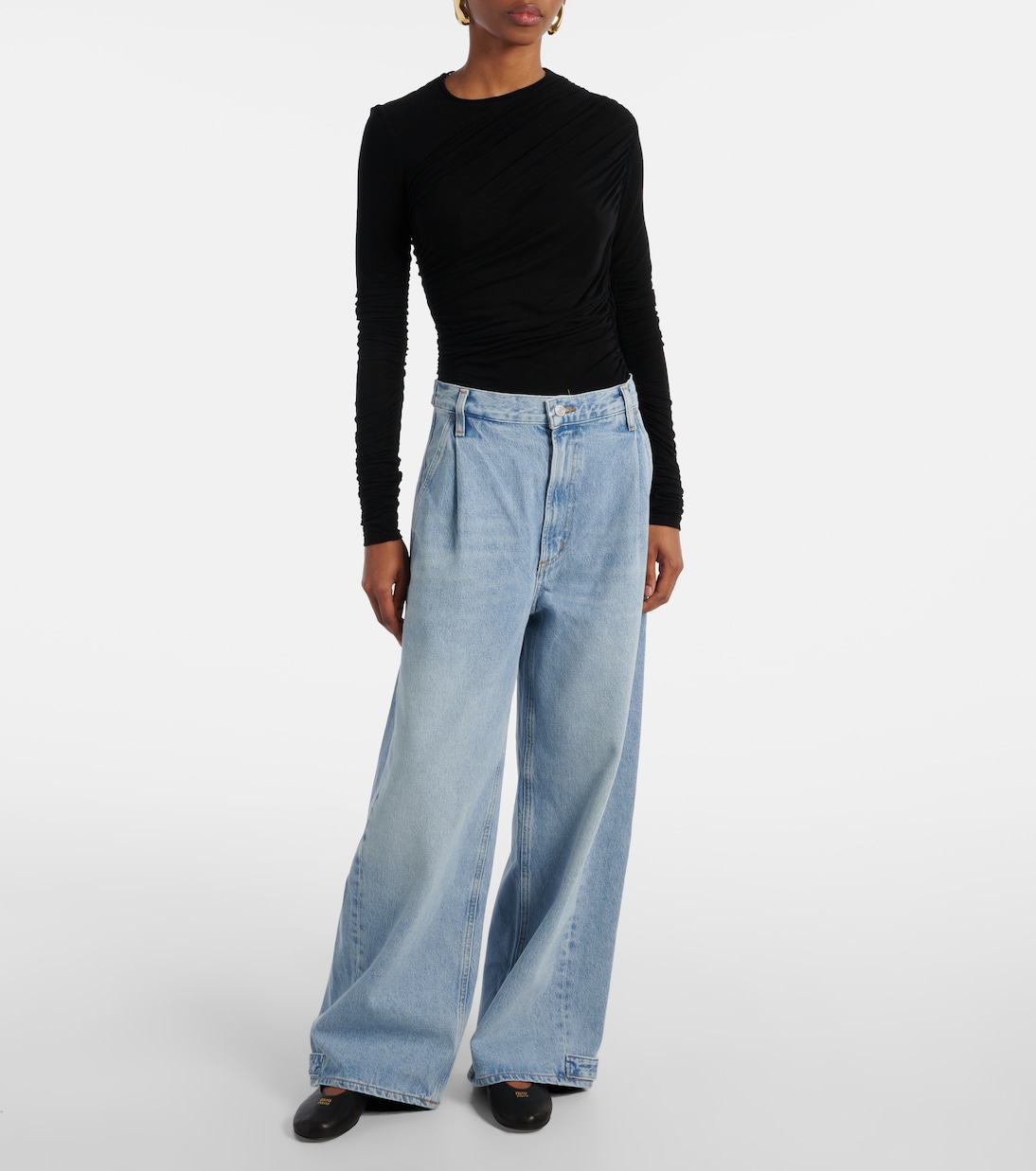 Mid-Rise Barrel Jeans Darsha | Agolde