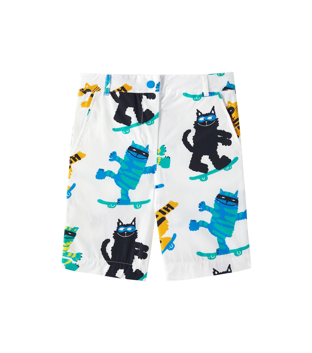 Printed cotton Bermuda shorts | Stella McCartney Kids