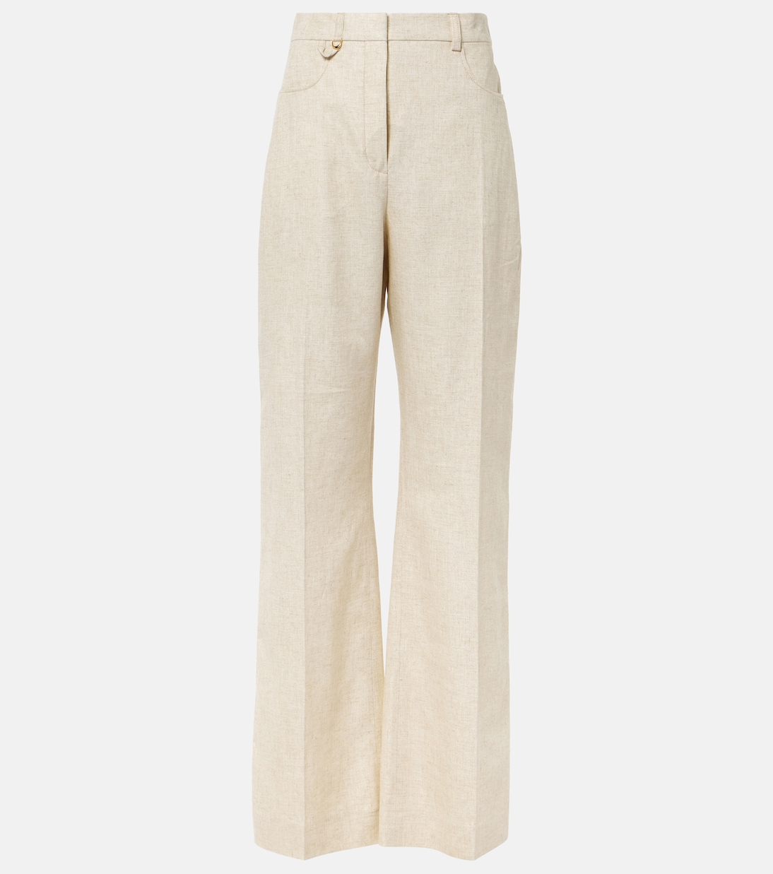 Gerade High-Rise-Hose Sauge | Jacquemus