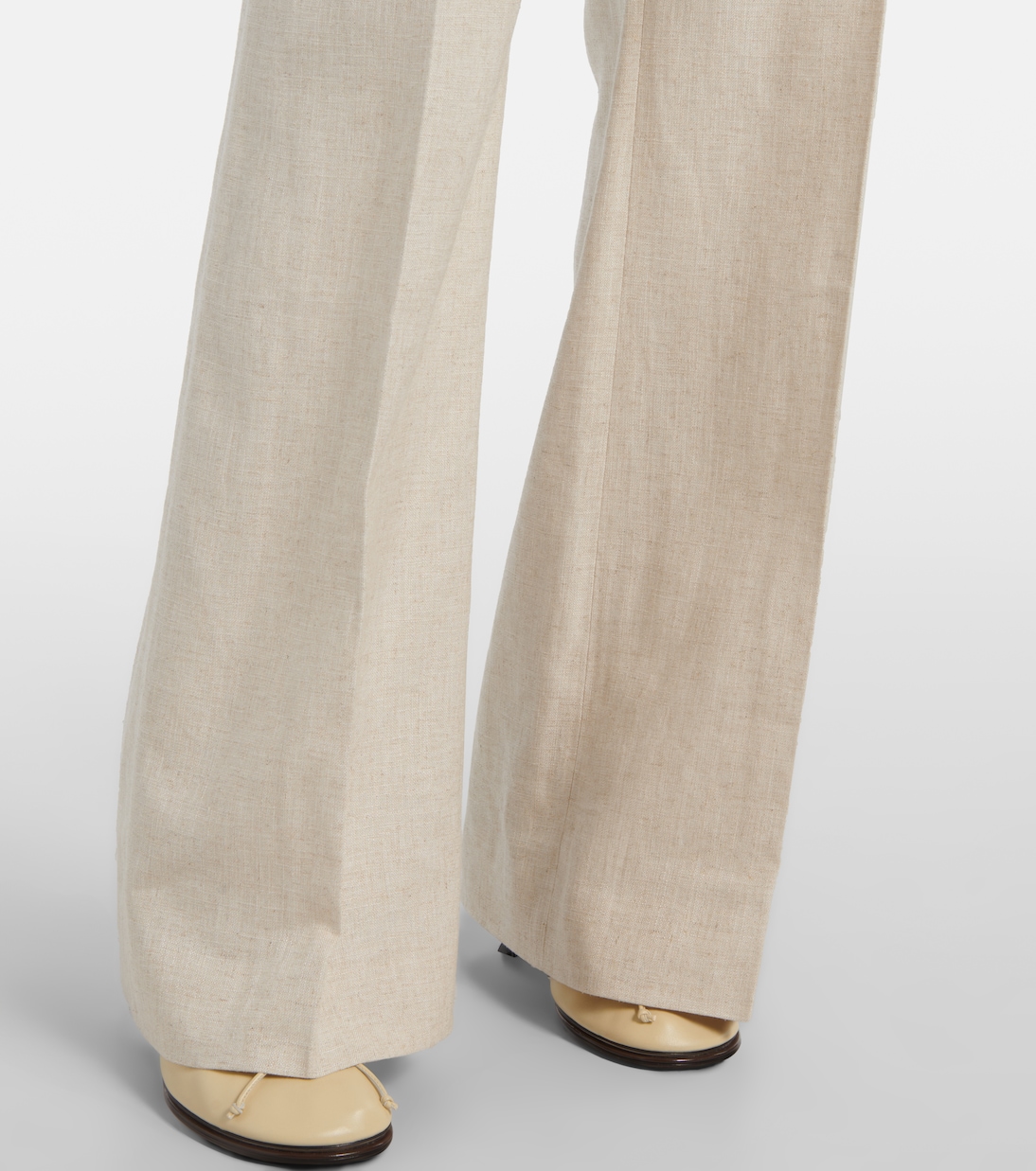 Gerade High-Rise-Hose Sauge | Jacquemus