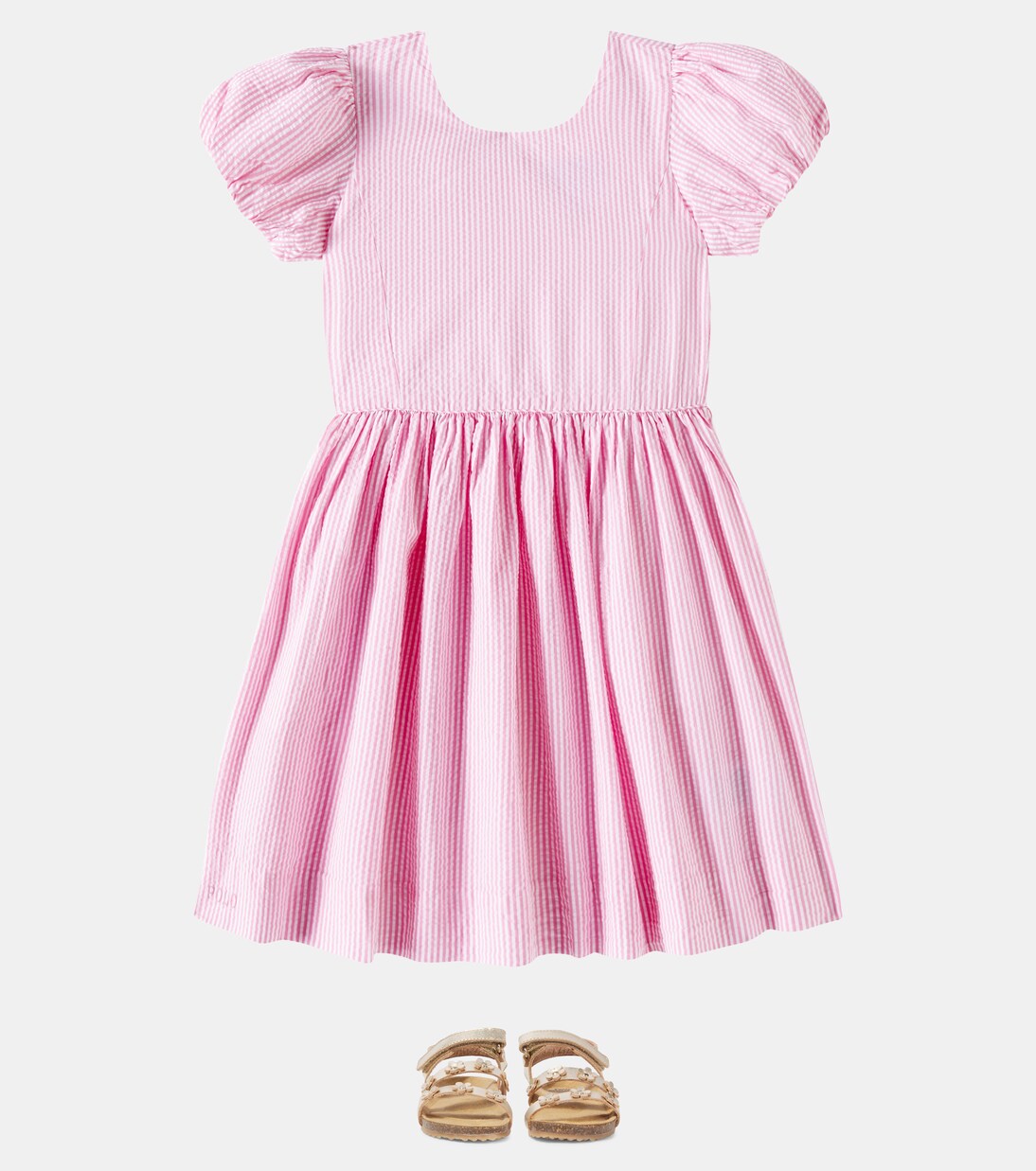 Striped cotton dress | Polo Ralph Lauren Kids