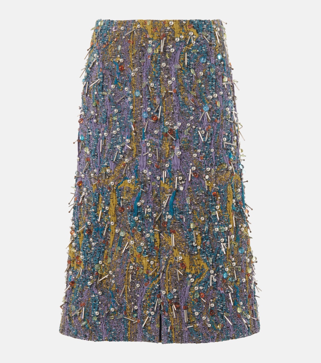 Gonna a tubino con applicazione | Dries Van Noten