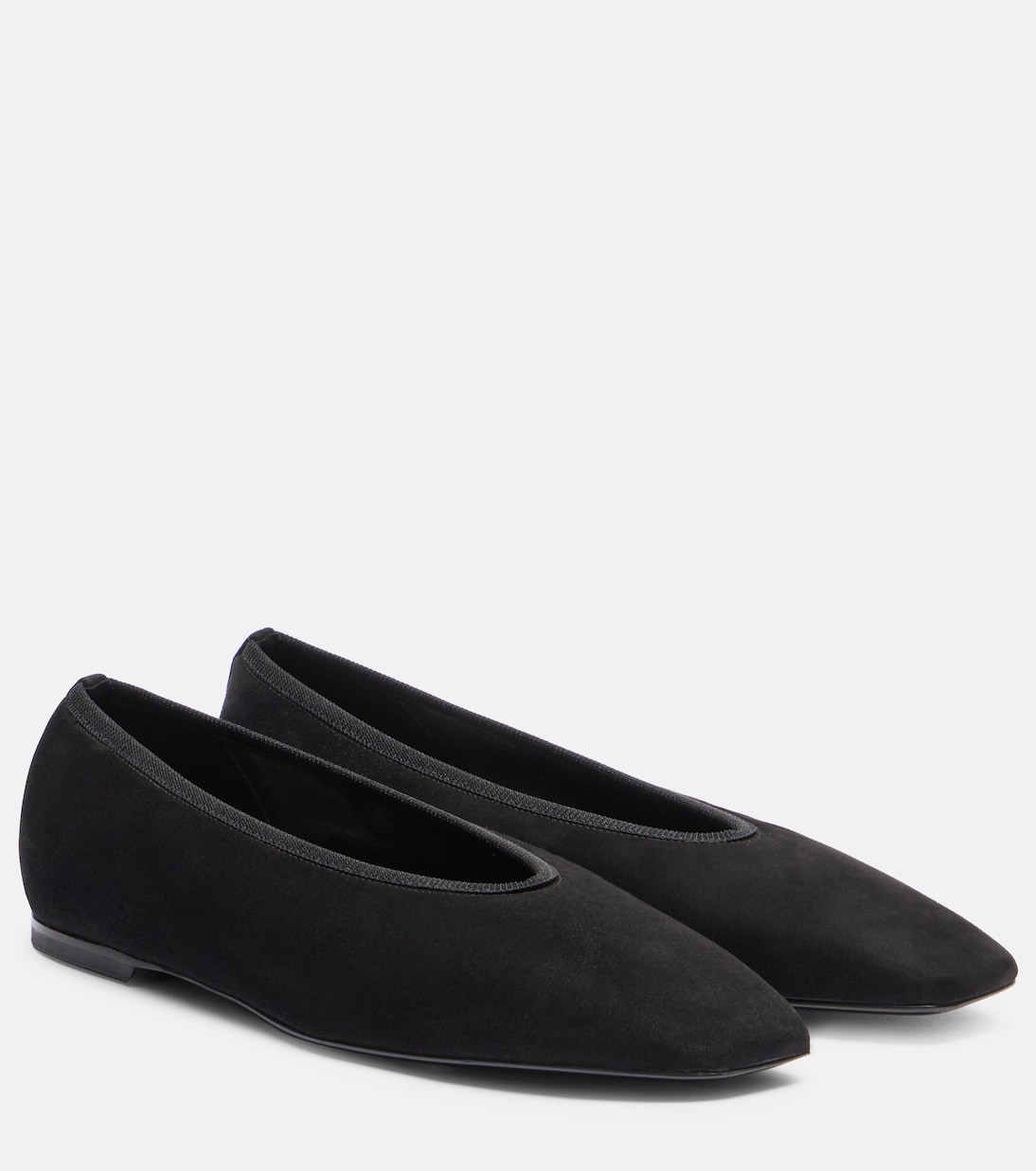 Ballerinas aus Veloursleder | Toteme