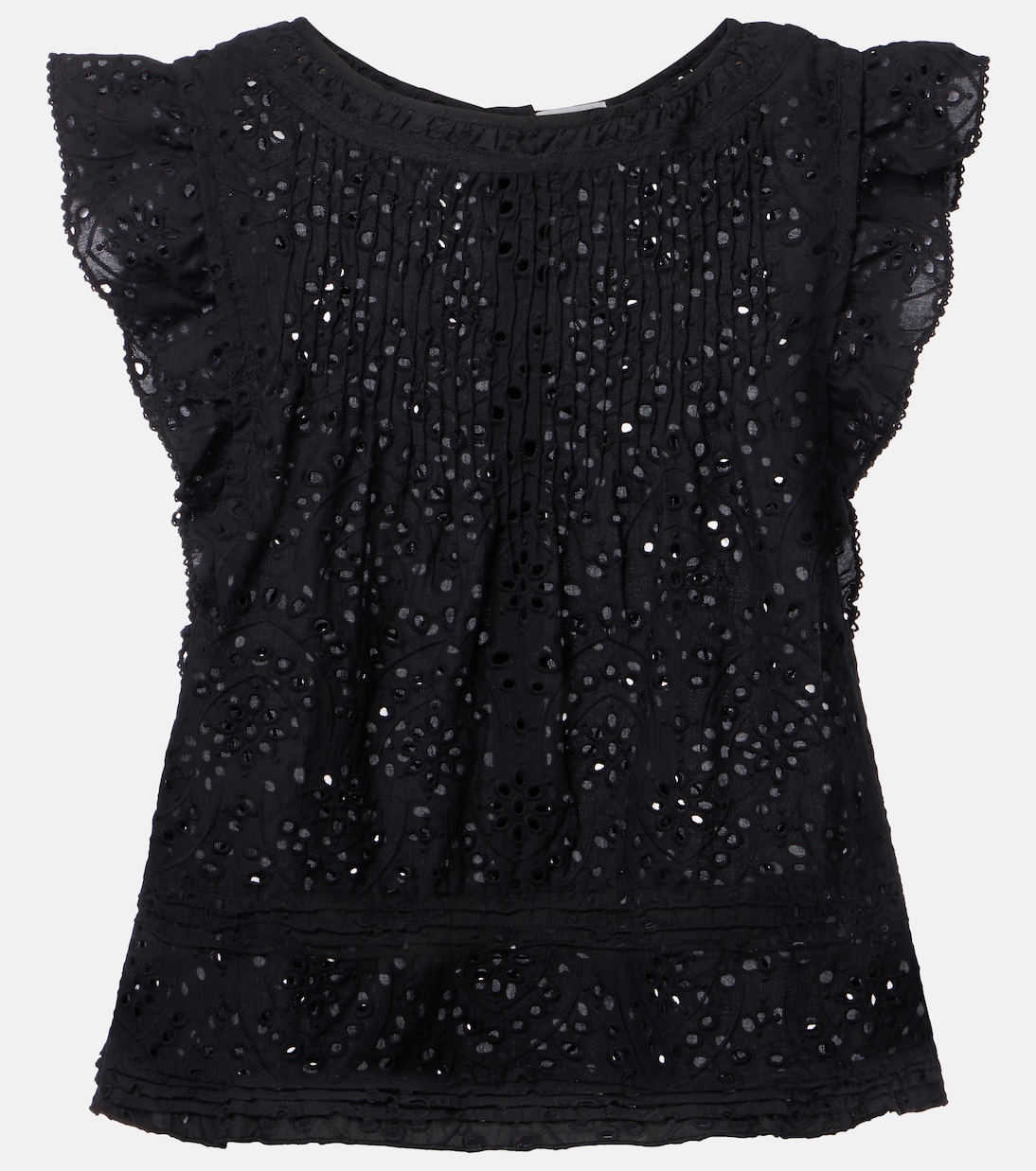 Broderie anglaise cotton top | Poupette St Barth