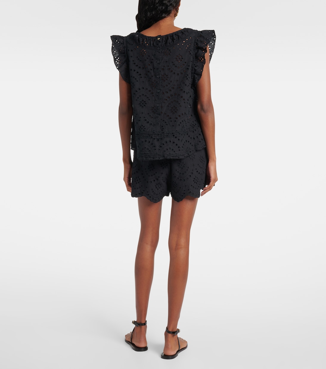 Broderie anglaise cotton top | Poupette St Barth