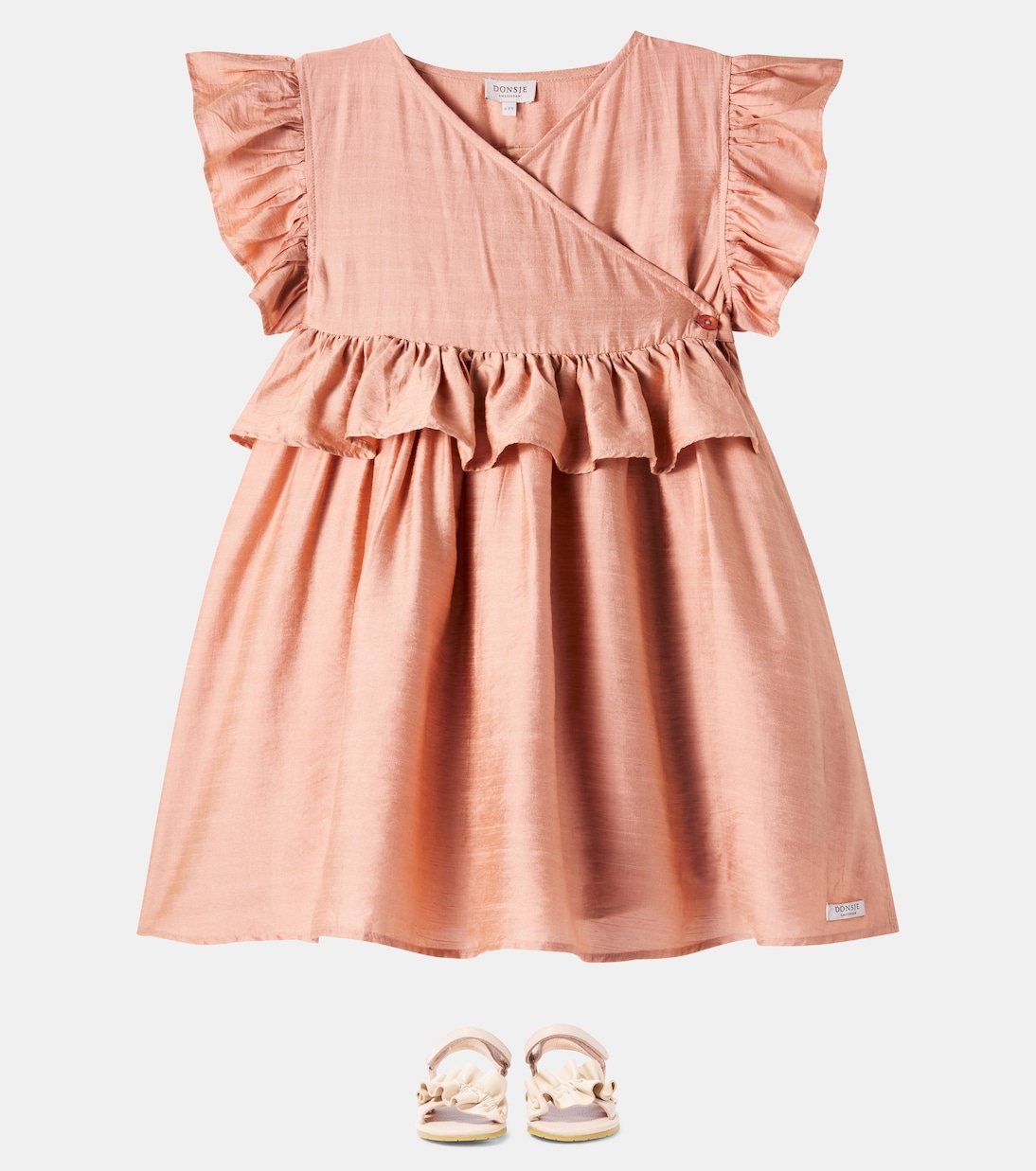 Vestido Bregta con volantes | Donsje