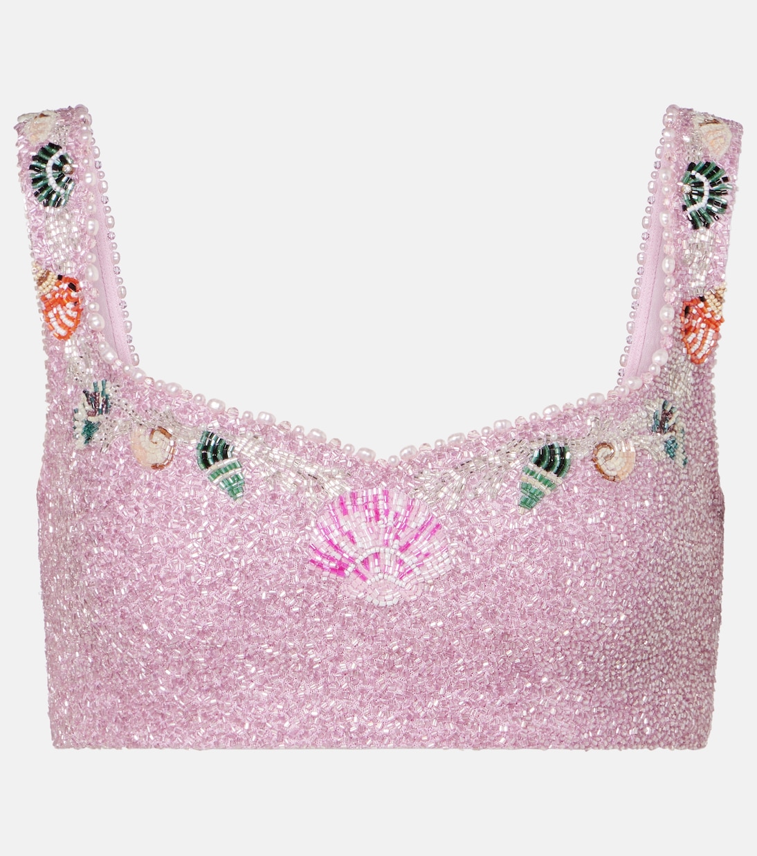Marina embellished crop top | Clio Peppiatt