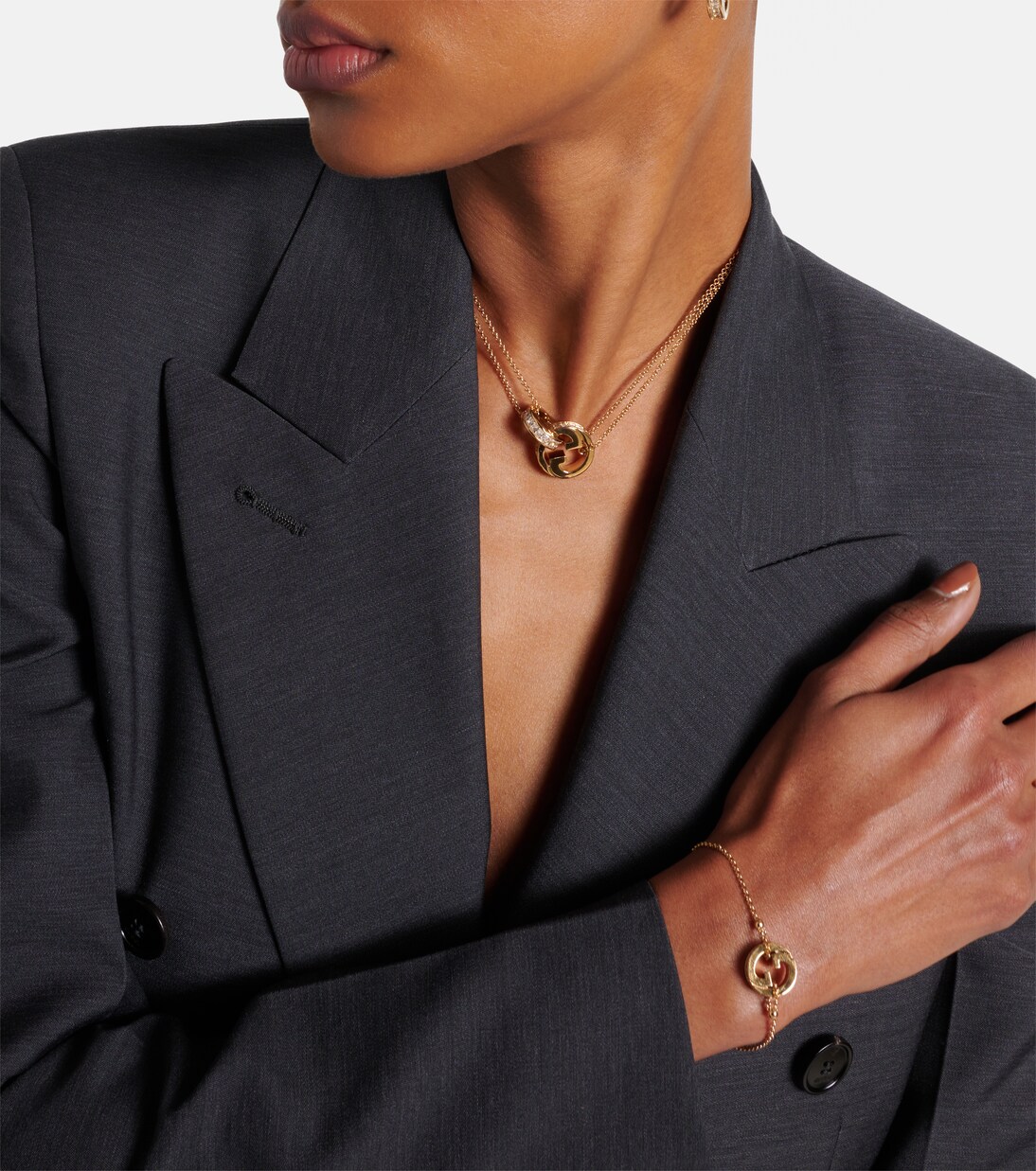 Gucci Blondie Interlocking G necklace | Gucci