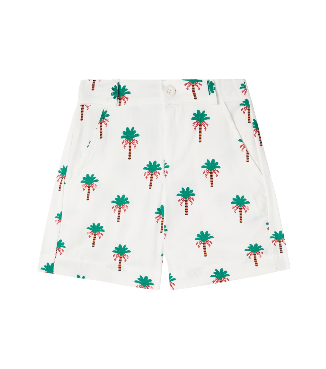 Açaízeiro printed cotton shorts | Fábula