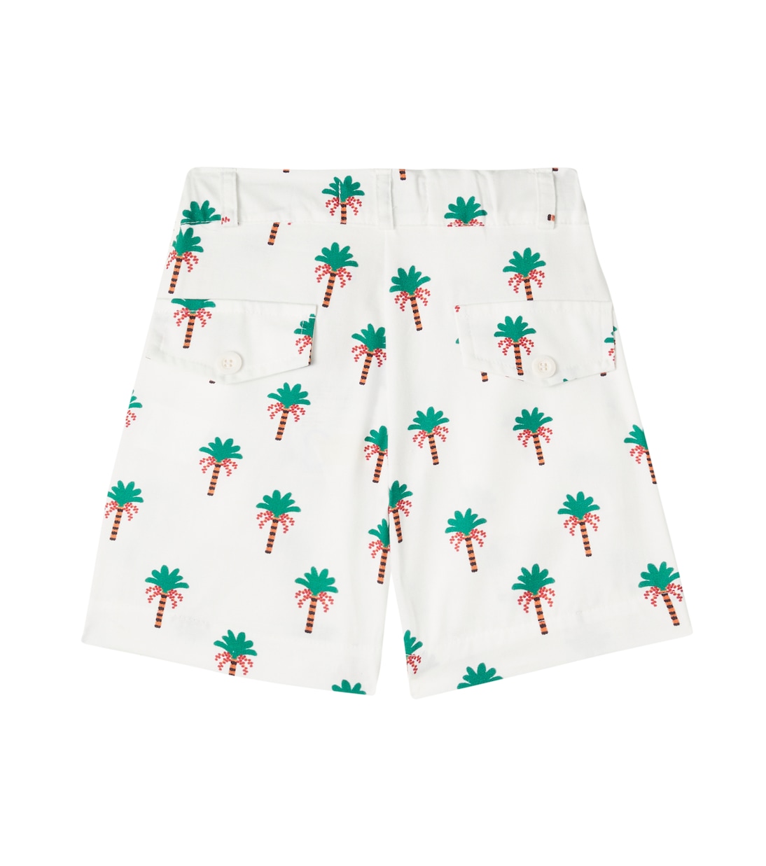 Açaízeiro printed cotton shorts | Fábula