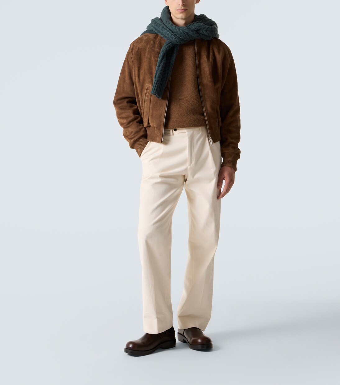 绒面革夹克 | Ami Paris