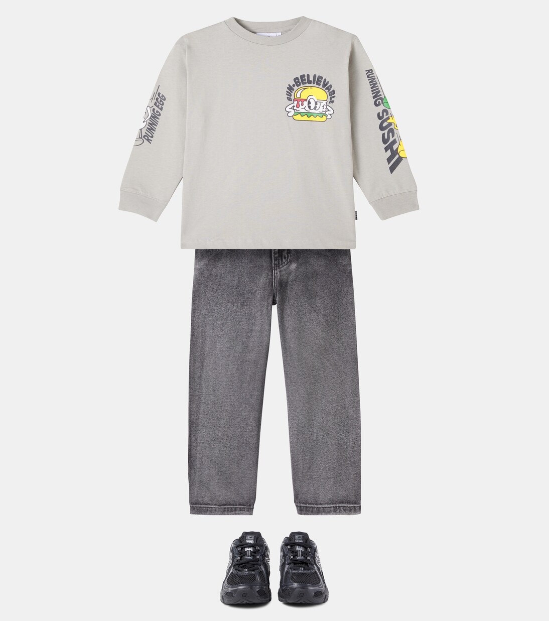 Rube printed cotton jersey sweatshirt | Molo