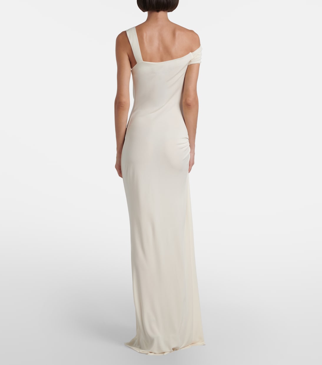 Verziertes Maxikleid aus Jersey | Christopher Esber