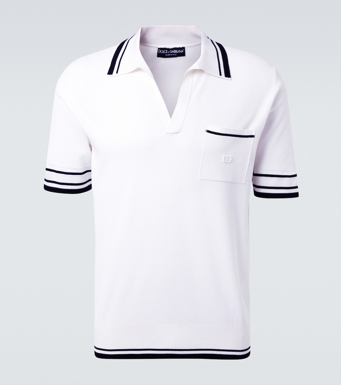 Silk-blend polo shirt | Dolce&Gabbana