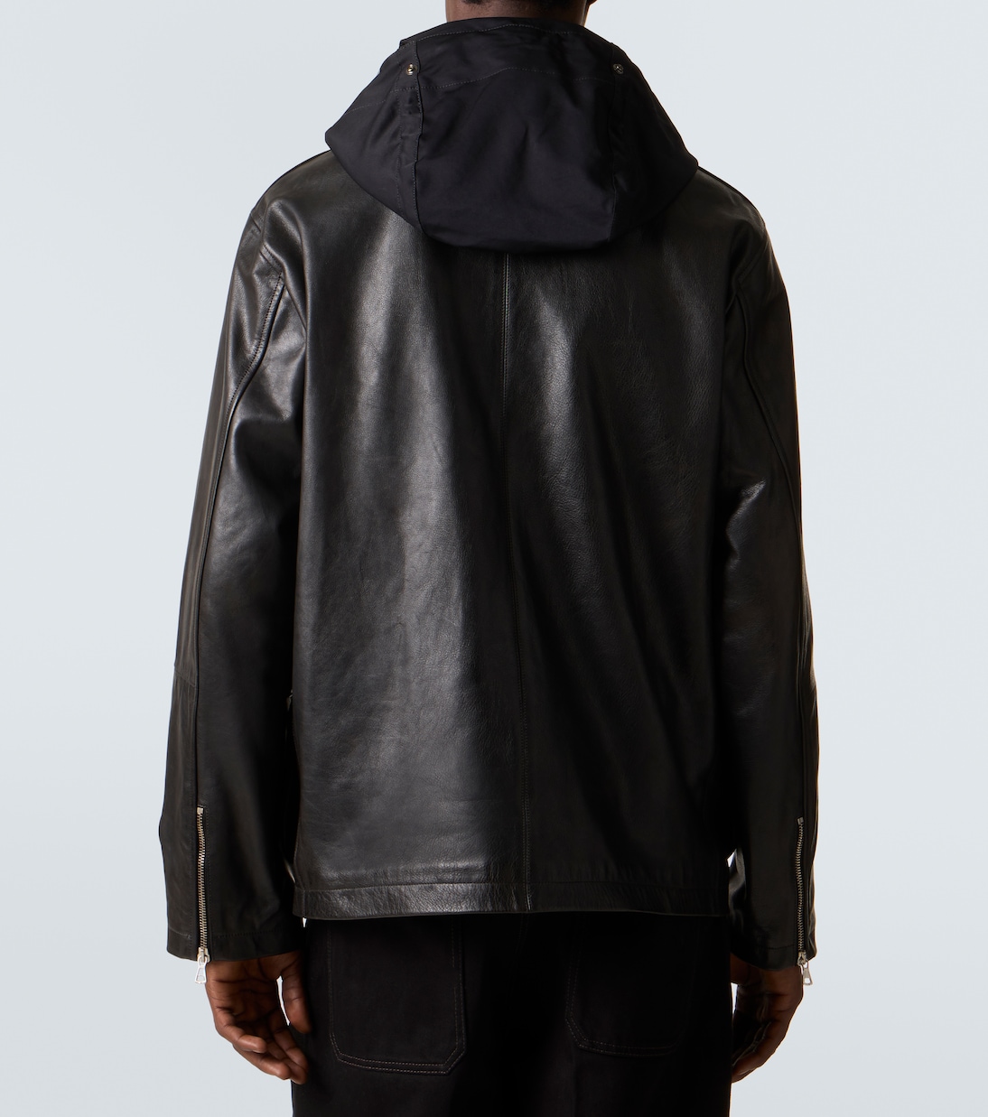 Lens leather jacket  | C.P. Company