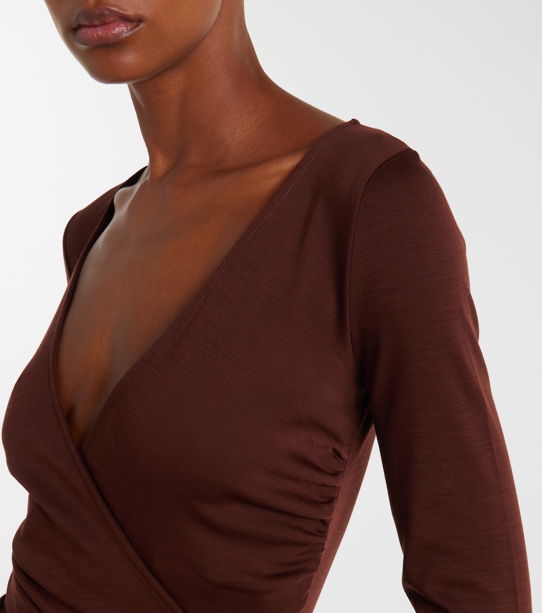 Nigella draped wool bodysuit | Max Mara